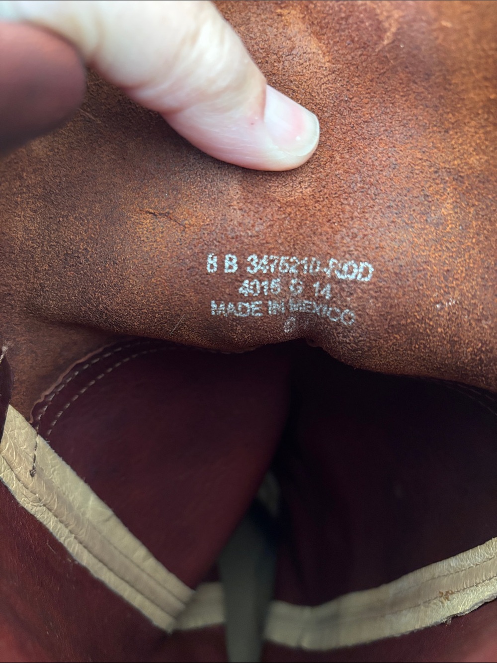 Frye Ladies Autumn Shield Two-Tone Redwood Suede Leather Boots-8 - Picture 7 of 7